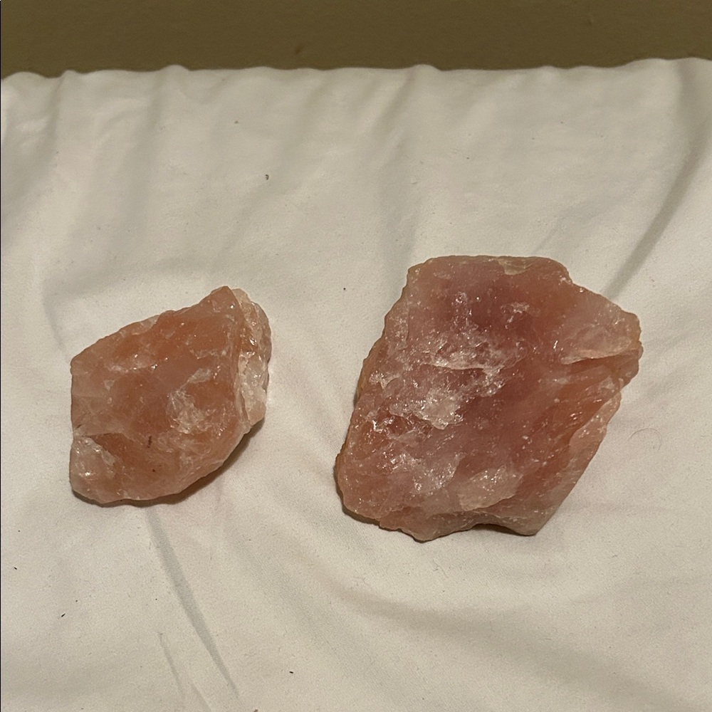 Natural Rose Quartz Crystals